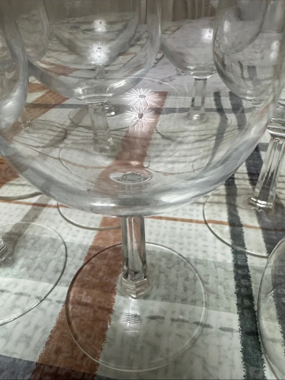 Clear Glass Goblet Set - Elegant Stemware (Set Of 8) 4.5”